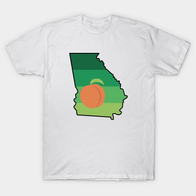 Georgia State Vibes T-Shirt by dvdnds